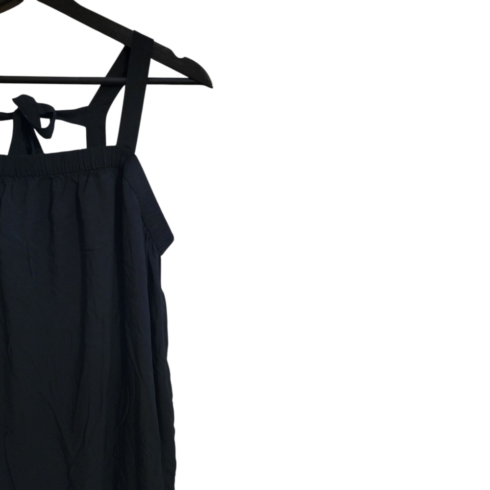 Old Navy Black Midi Swing Dress - Picture 5 of 11